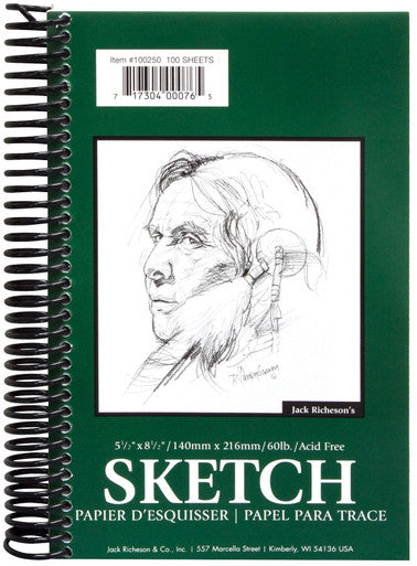 Drawing Pads 60#, Side Spiral Bound