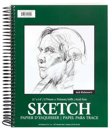 Drawing Pads 60#, Side Spiral Bound