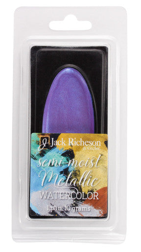 Semi-Moist Metallic Watercolors