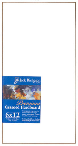 Gessoed 1/8" Tempered Hardboard Panels