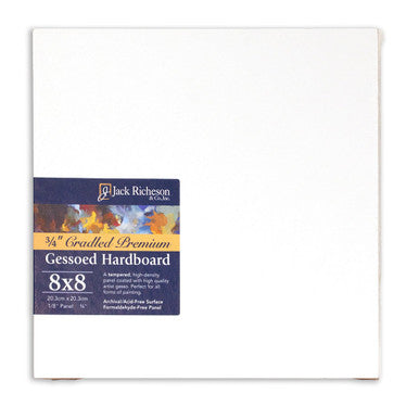 Cradled Gessoed Tempered Hardboard