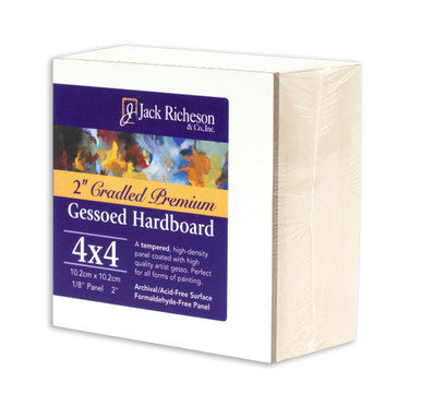 Cradled Gessoed Tempered Hardboard