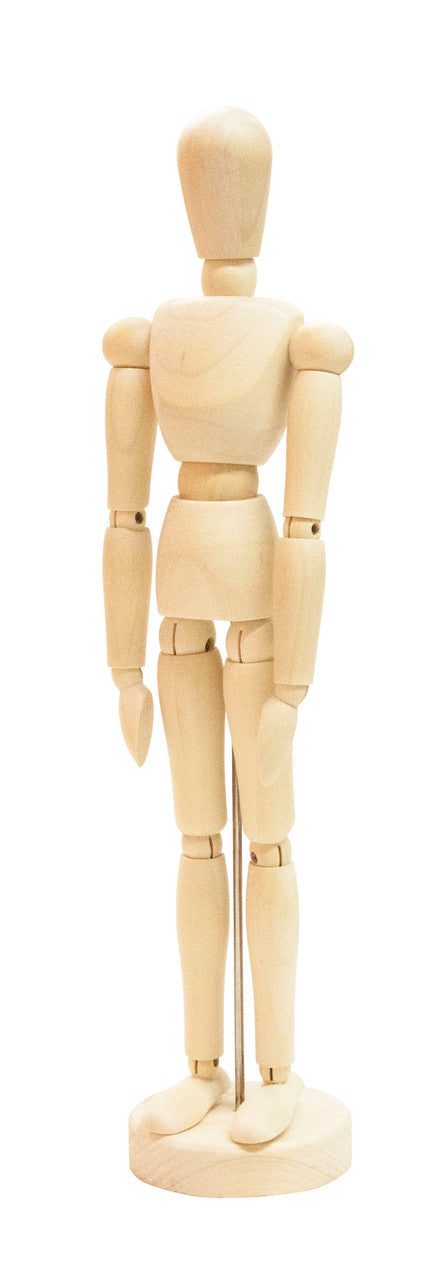 10" Wooden Male Manikin