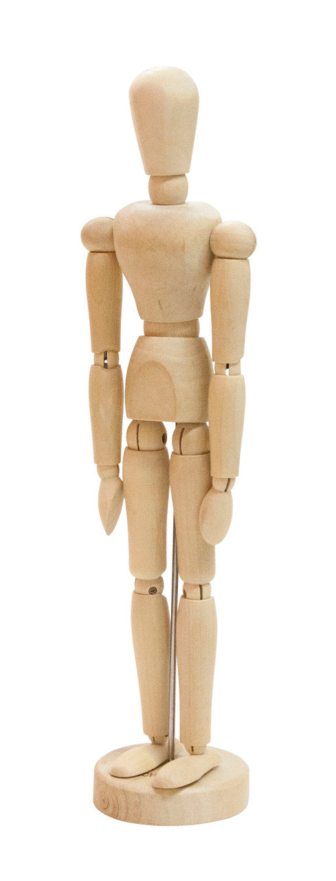 12" Wooden Female Manikin