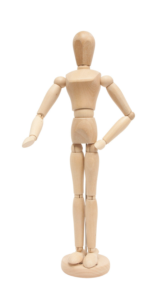16" Wooden Male Manikin