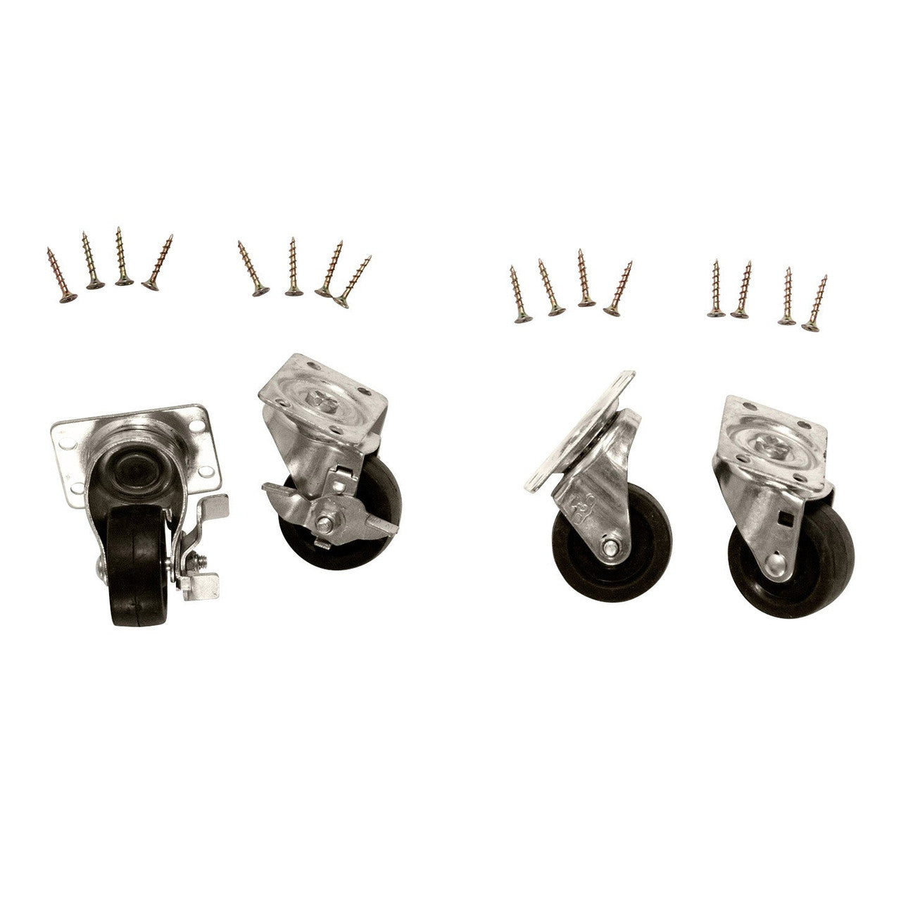 Rubber Casters - 4pk